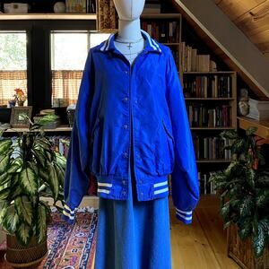 Vintage Bomber Jacket Blue